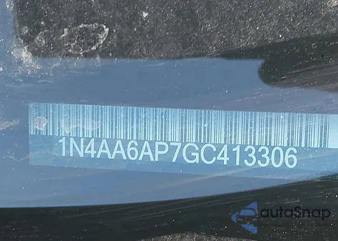 2016 Nissan Maxima 3.5 Sr из США, поврежденный, VIN 1N4AA6AP7GC413306